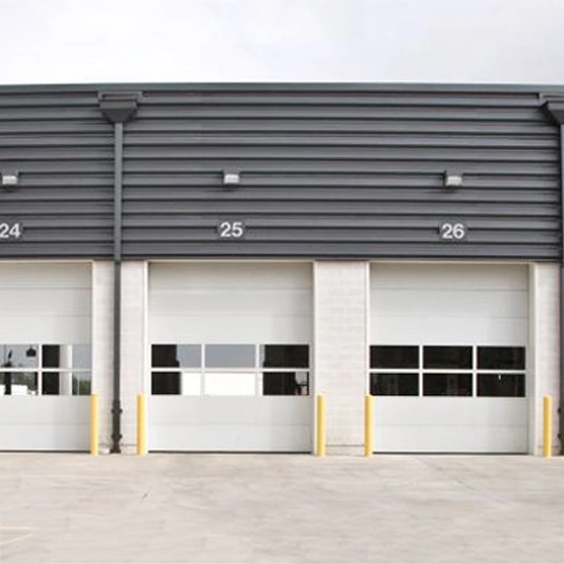 Commerciaux et Industriels en aluminium de porte de garage du rouleau de porte en verre pour la boutique