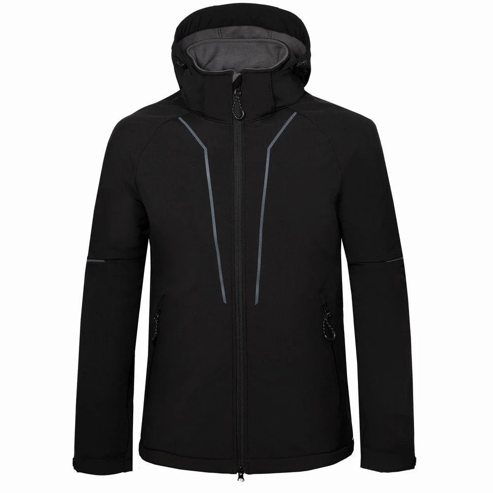 Hot Sale Men Line Soft Shell Windproof Jackets Wear for Mens Outdoor Climbing Custom Logo Hooded Waterproof Softshell Jacket