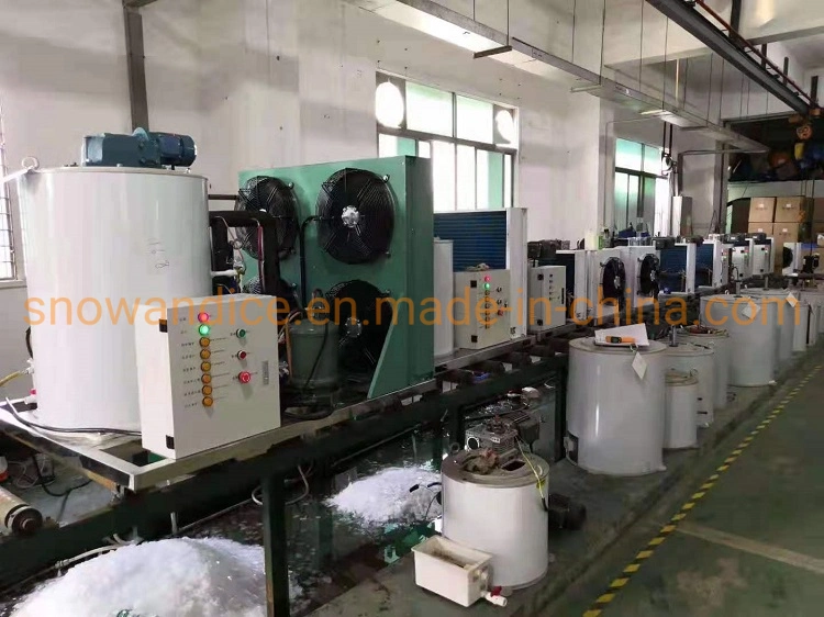 Industrial Ice Making Machine 300kg Flake Ice Machine for Fishery