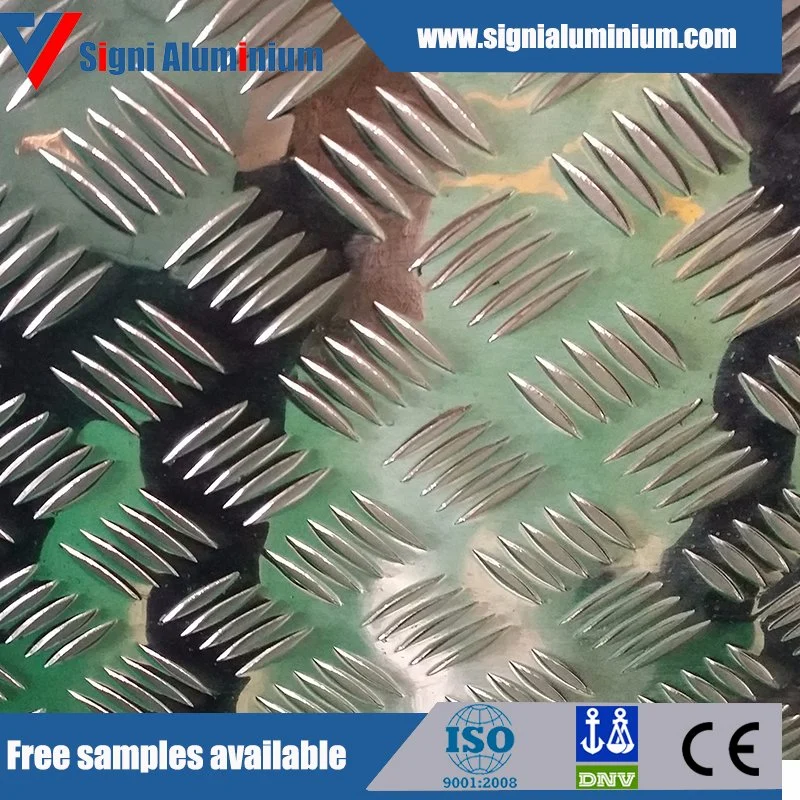 5 Bars/Diamond/2 Bars Aluminum Tread Plate Supplier (1100, 3003, 5052, 6061)