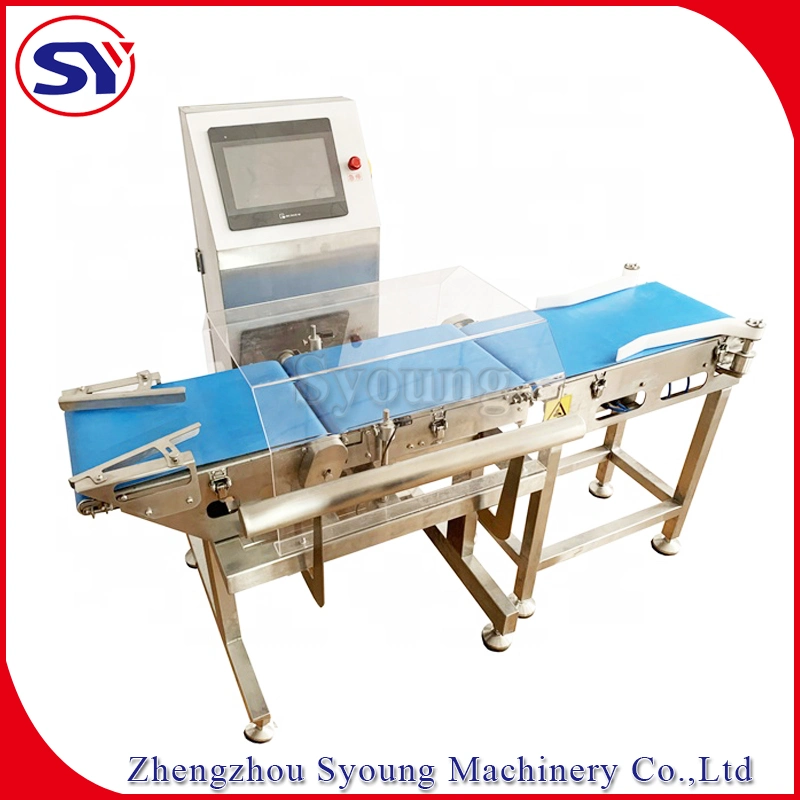 Food Grade Check Weigher Scale Conveyor Weighing System for Selecting Unqualified Products