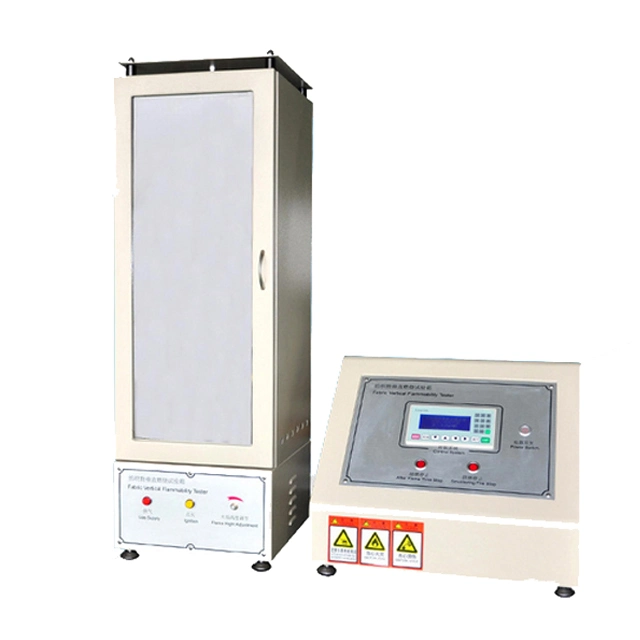 Textile Flammability Tester Burning Test Machine Vertical Flammability Chamber for Fabric