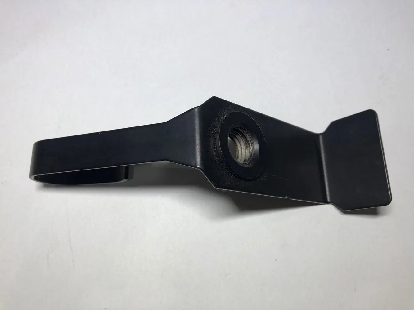 Customized High Precision Metal Hook with Welding Nut of Black Powder Coating