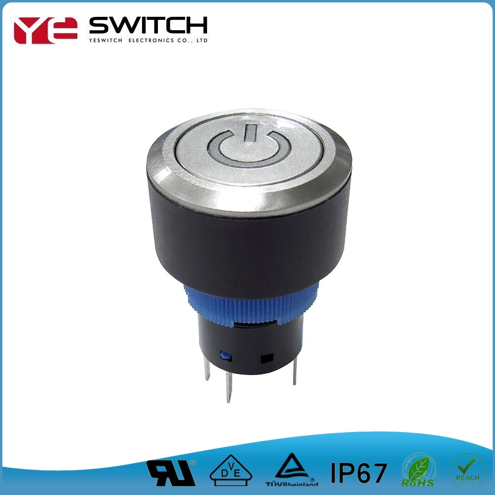 Stainless Steel IP65 Waterproof Push Button Switch