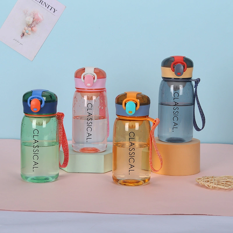 Hot Sale Food Grade PP 400/500ml Water Bottles with Strap