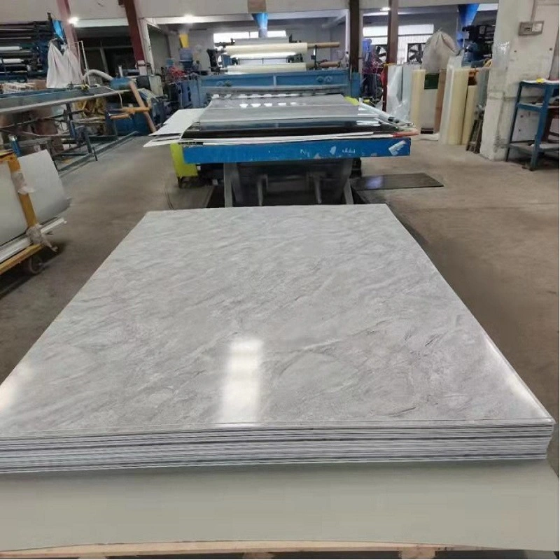 Chinese Manufacturer 1220X2440mm PVC Marble Sheet UV Coating Wall Panel Board