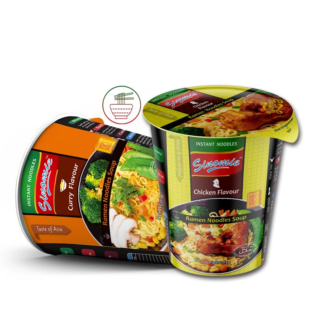 Chinese Manufacturer Factory Hot Selling Good Quality Cup Instant Soup Ramen Noodles