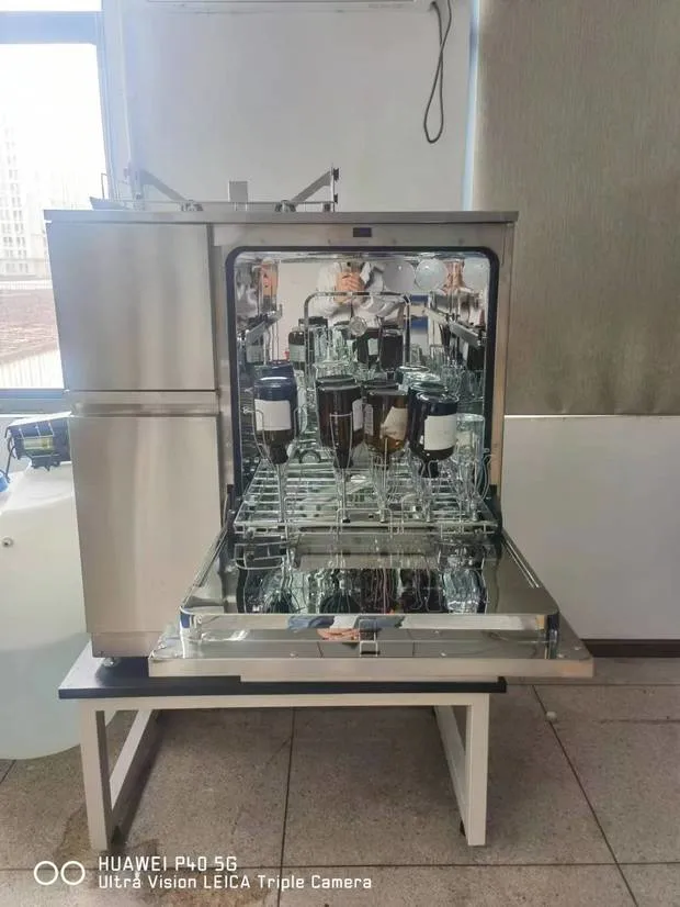 202L Automatic Laboratory Glassware Washing Machine for Cleaning Measuring Bottles, Volumetric Flasks and Other Glass Bottles with in-Situ Drying Function