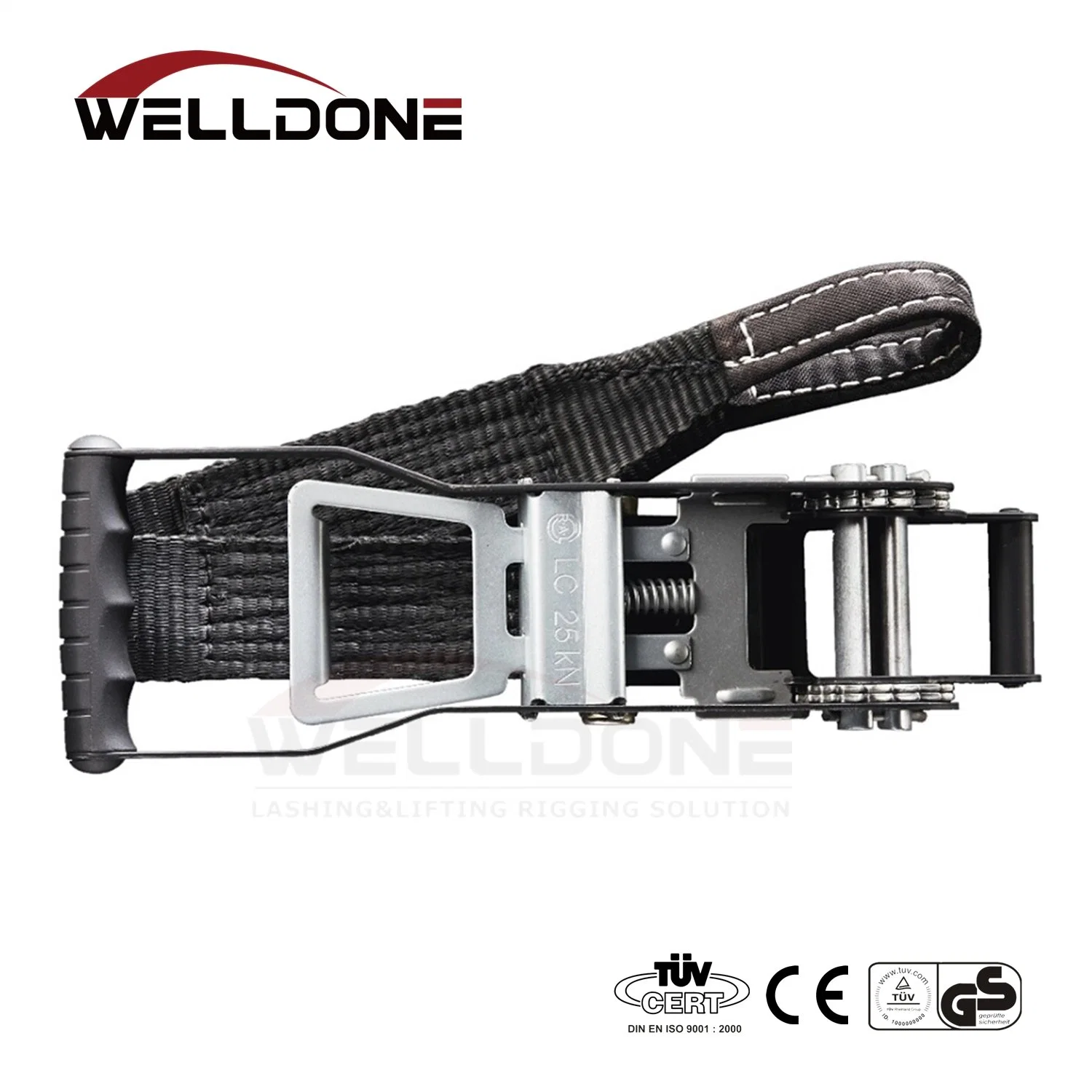 50mm Polyester Double Ratchet Sports Slackline with Tree Protection