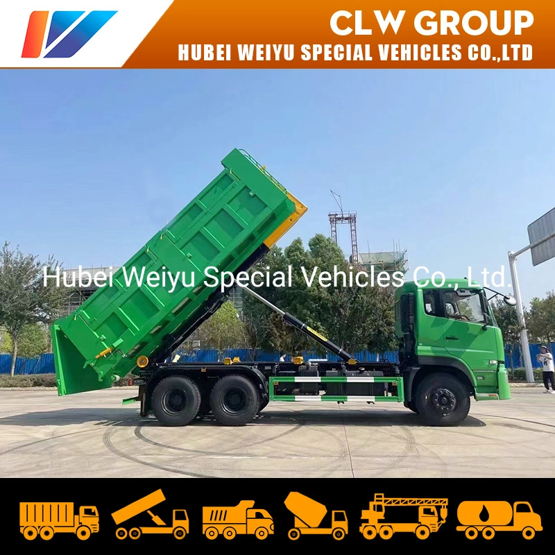 Dongfeng 260HP 20 Tons 22cbm Roll off Arm Hooklift Garbage Truck