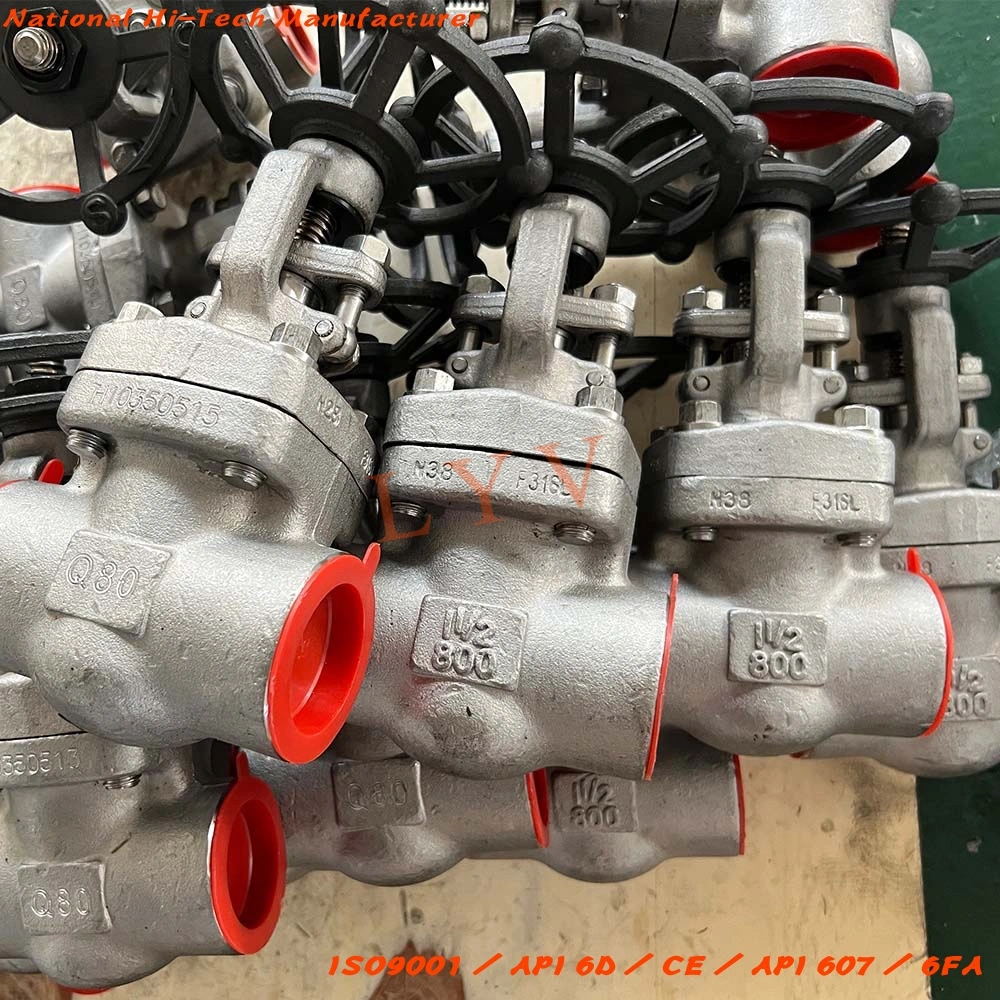 API 602 Flanged Socked Welded Sw Butt Welded Bw Forged Steel Gate Valve for Industrial Service