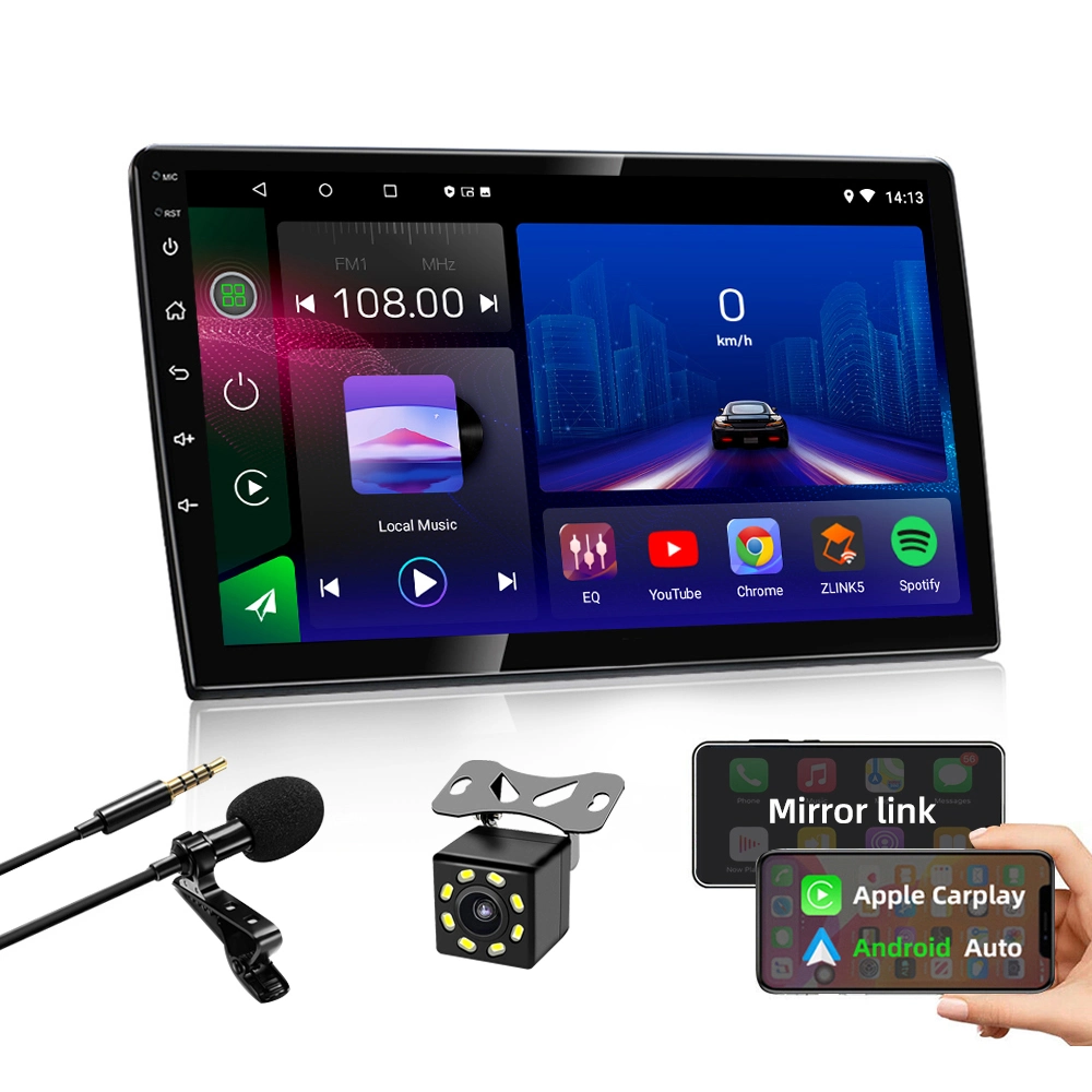 9/10 pouce Car Android Écran tactile GPS Système de navigation Radio Stéréo Carplay Électronique Vidéo Lecteur DVD de voiture.