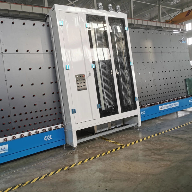 Lbj2000 Vertical Insulating Glass Rolling Pressing Production Line / Double Glaze Glass Produce