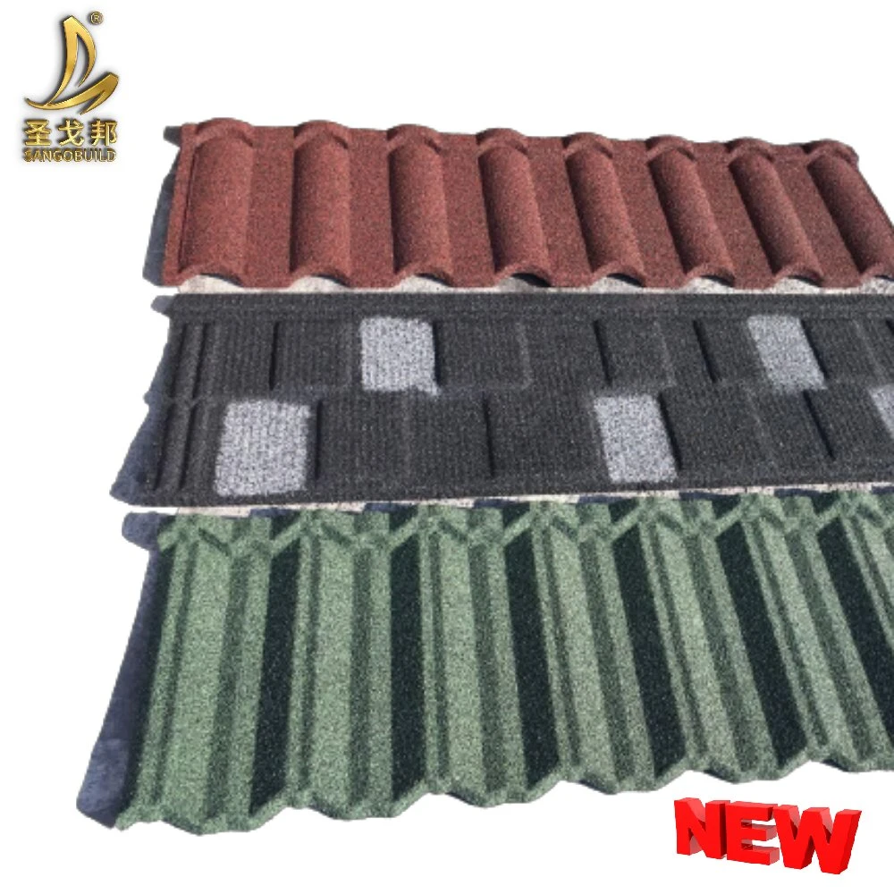 Morocco Orientile Deep Milano Type Roofing Sheets Color Stone Coated Metal Roofing Tiles