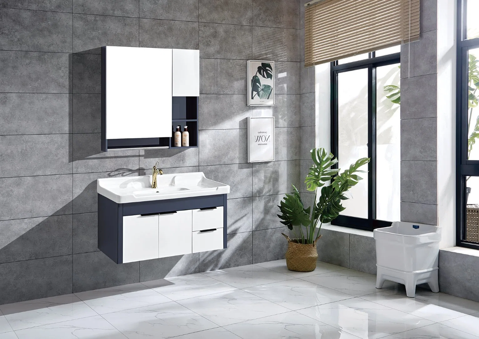 Modern Luxury Bathroom Cabinet Furniture Bathroom Vanity