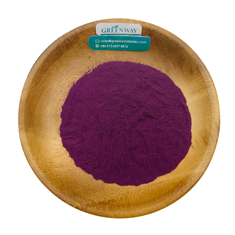 Extracto de planta Anti-Oxidiant extracto de camote morado de grado alimentario Natural aditivos antocianinas