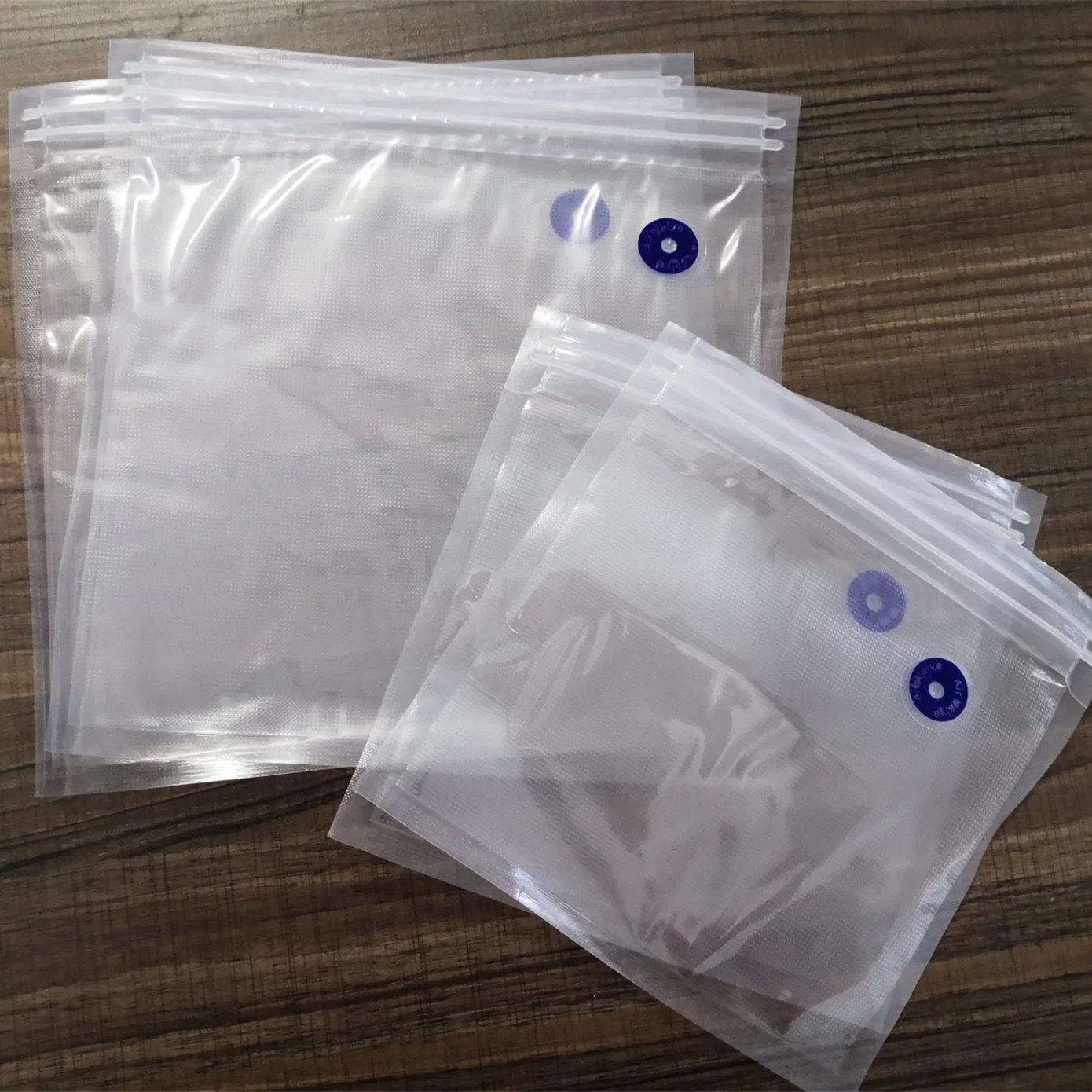 20cm X 22cm Transparent Zipper Bag, Zipper Bag for Food Storage Grains Packaging Reclosable Vacuum Pouch, Sous Vide Cooking Suitable, BPA Free