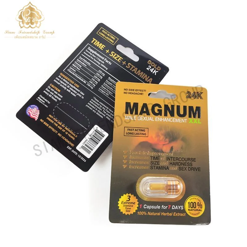 Hot Selling Herbal Supplements Erectile Dysfunction Pills Card Packaging