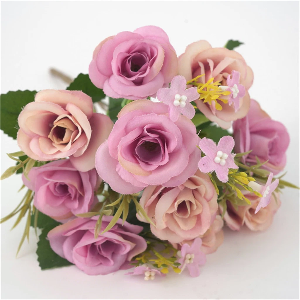 Artificial Flower Manufacturer Simulation Silk Rose