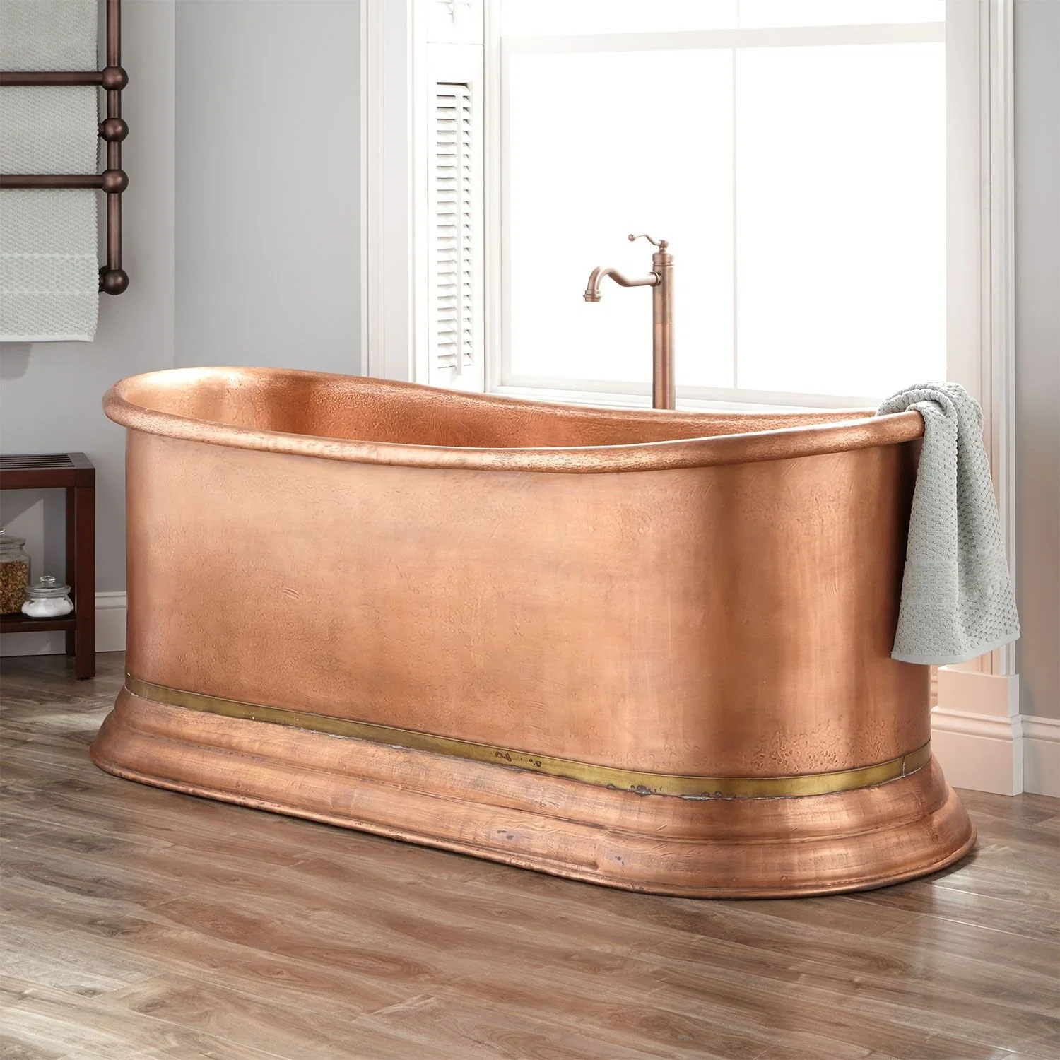 Customized High Polishing Solid Golden Brass Bathtub on Sale