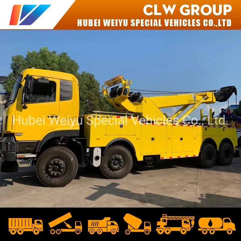 Heavy Duty 30t Road Recovery Truck/Road Wrecker/Tow Truck 30tons Dongfeng 8X4 Breakdown Recovery for Philippines