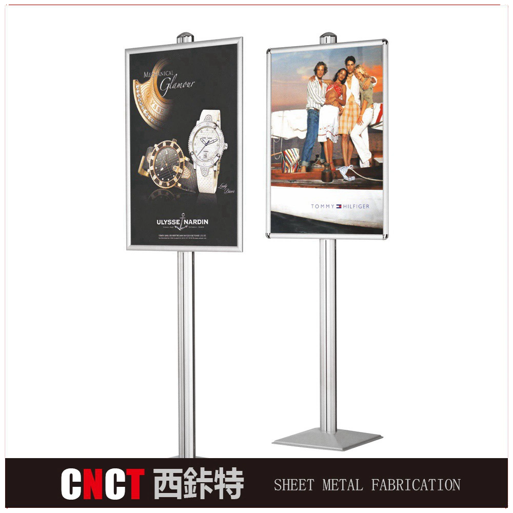China Popular Proveedor de acero inoxidable 304 Display Boards estantería