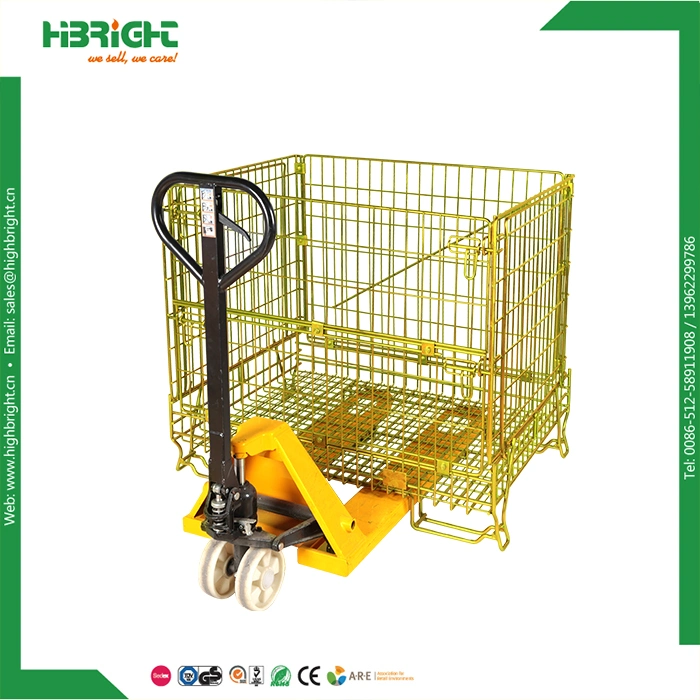 Wire Mesh Euro Pallet Box Cage Container