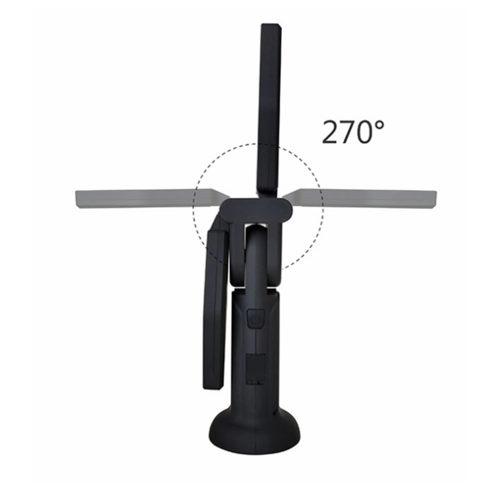 Nouvelle mise à niveau Projecteur de travail de réparation de voiture d'urgence d'inspection de rafles de pliage de lampe de travail tête rotative rechargeable portable phare de travail à LED