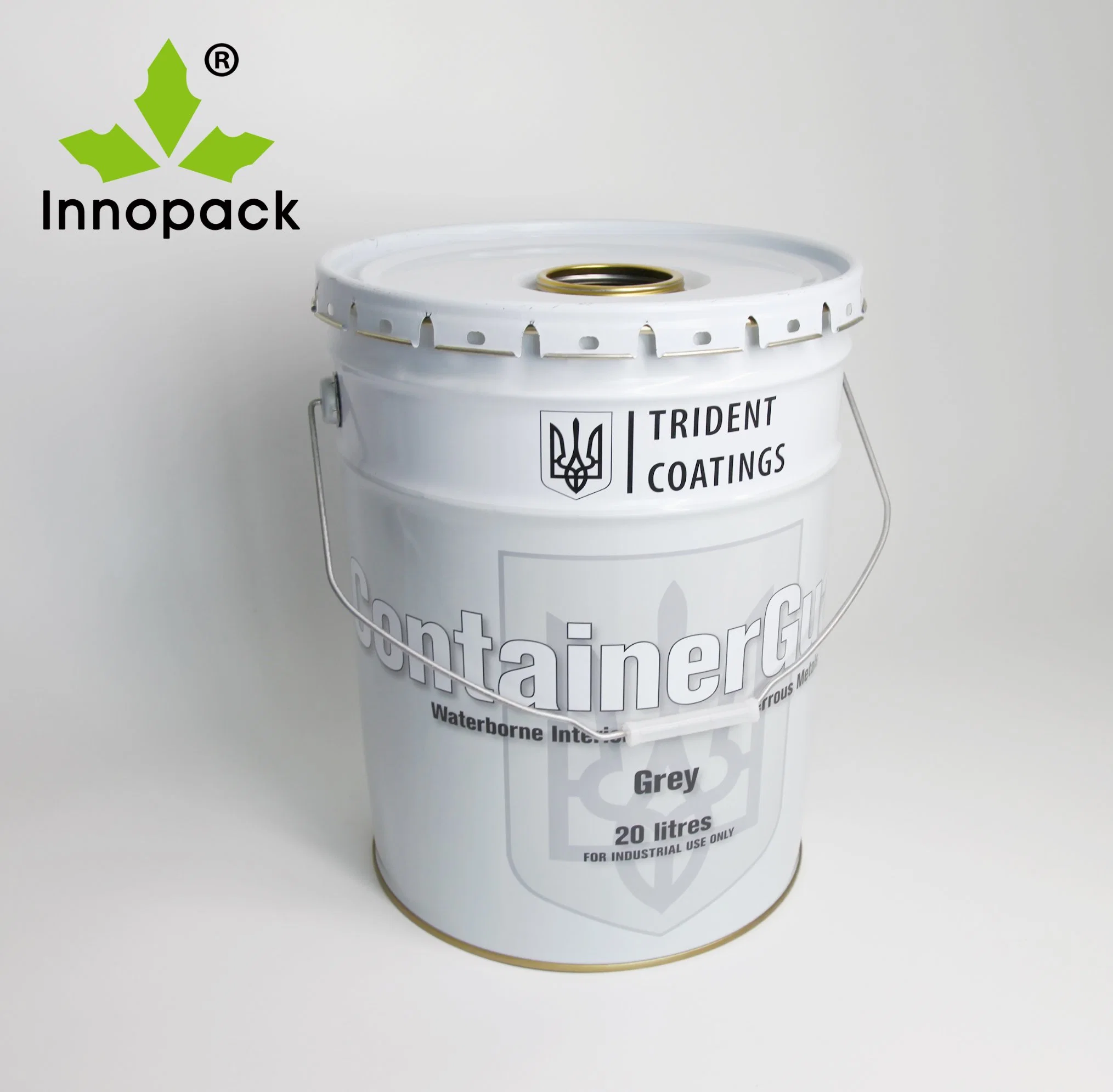 Un Approved Metal Tin 5 Gallon Chemical Paint Oil Bucket Pail Drum with Lid in Stock