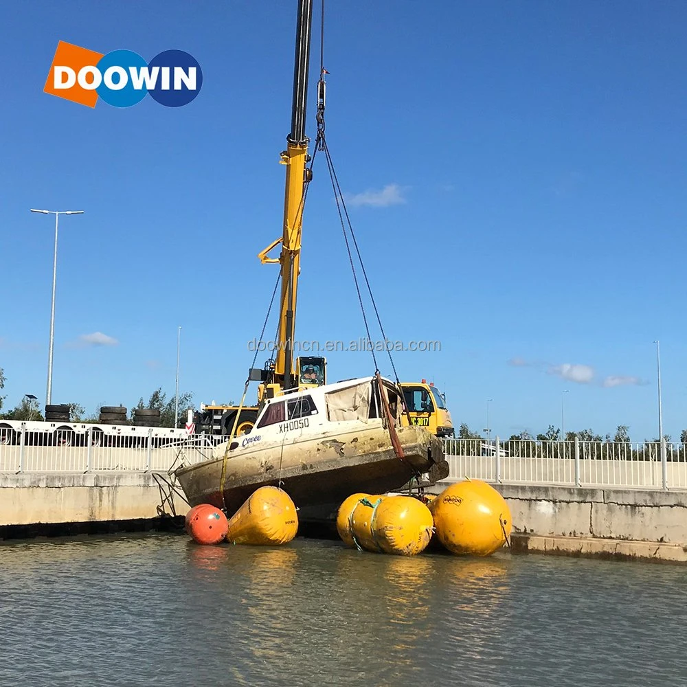 أكياس رفع على شكل دواني تحت الماء على شكل قارب أنابيب الإنقاذ البحرية