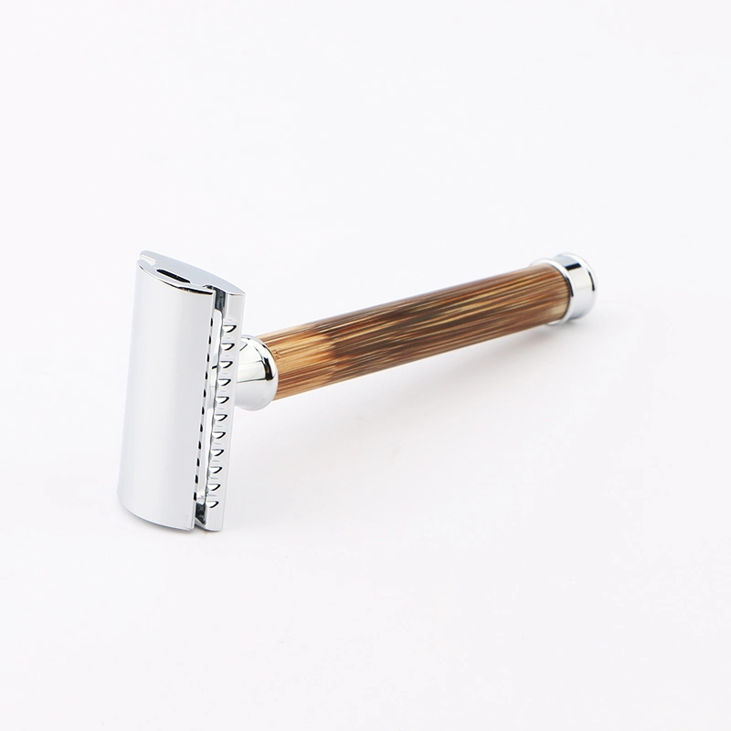 Double Edge Bamboo Handle Natural Color Classical Men's Shaving Safety Razor Bamboo Razor