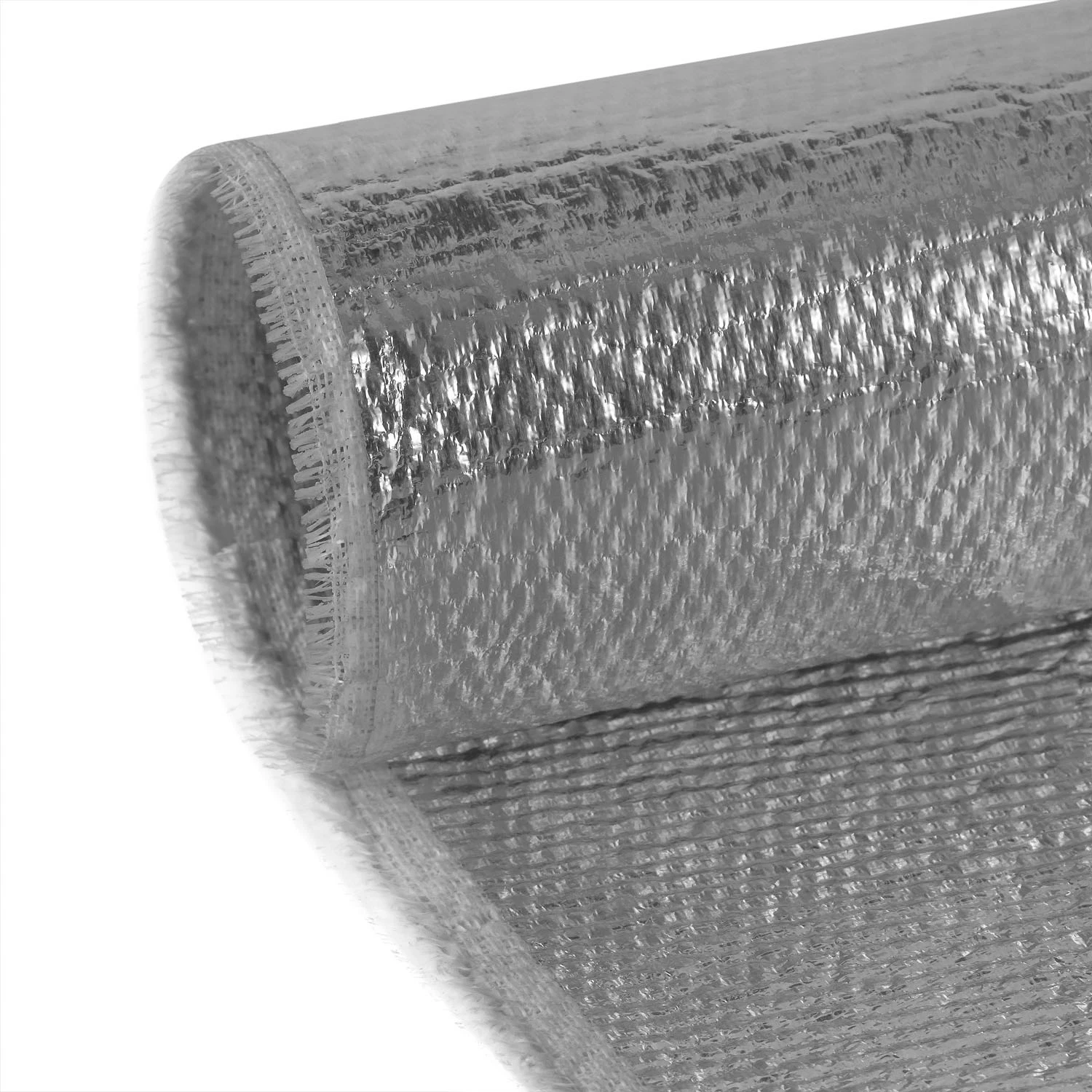 High Temperature Reflective Silver Grey Fireproof Aluminum Foil Coated Ceramic Fiber Fabric