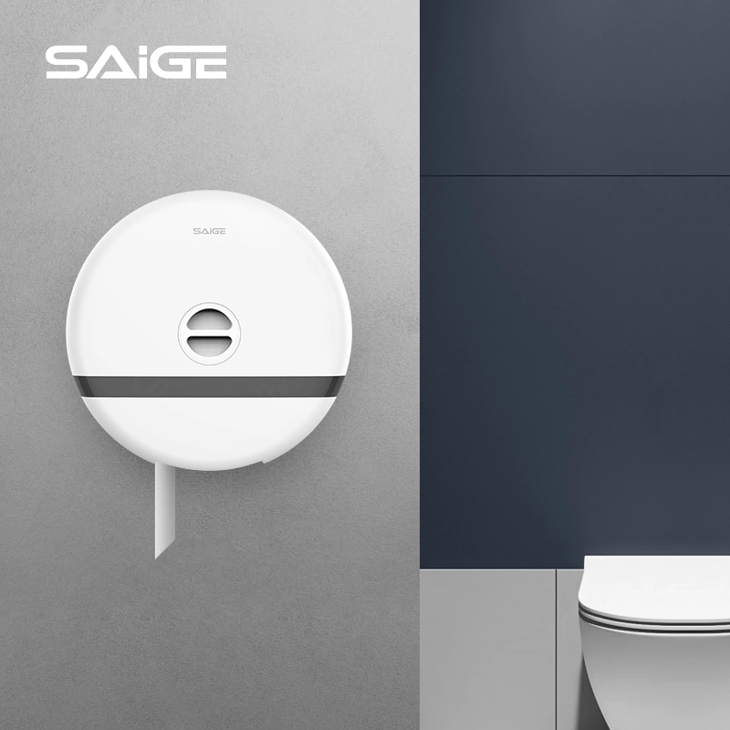 Saige High quality/High cost performance Wall Mounted ABS Plastic Jumbo Toilet Tissue Paper Holder