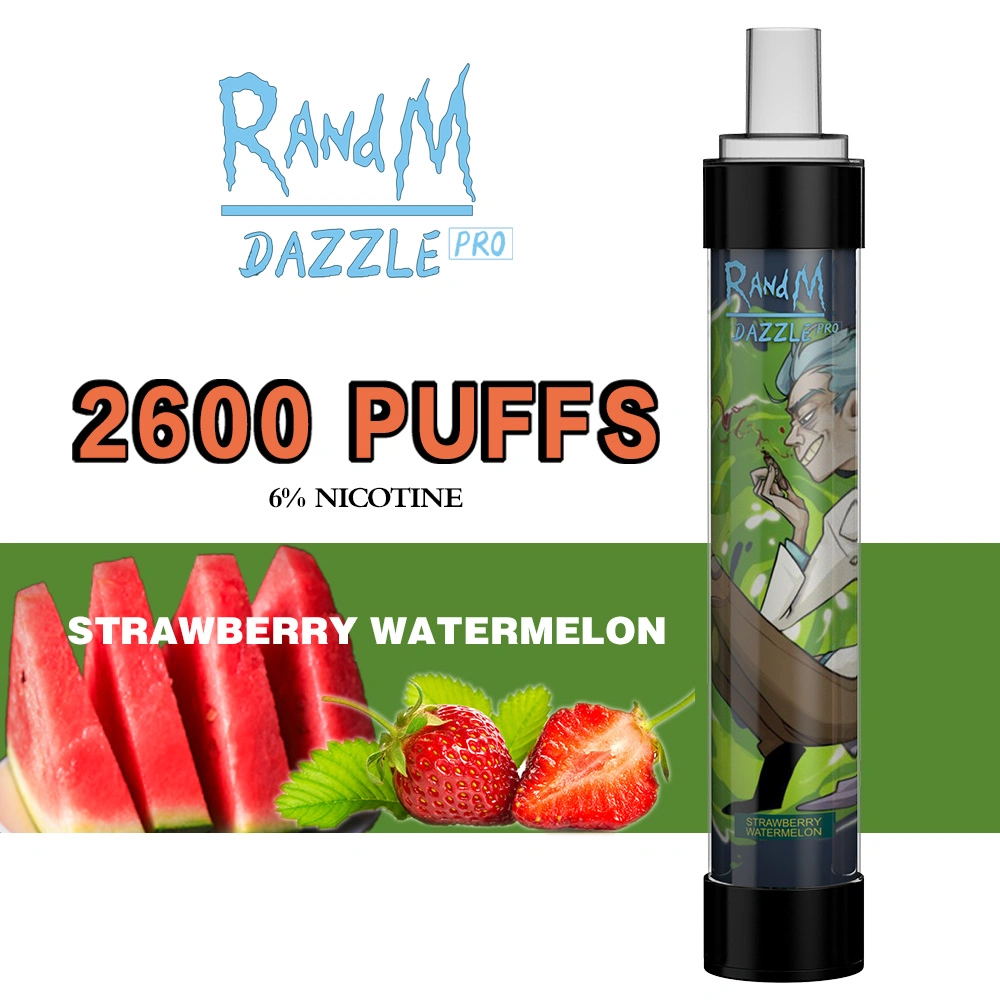 Randm Dazzle PRO 2600 Puffs Electronic Electric Wape Pod Puff Bar Vaporizer Vaper Bang XXL Disposable/Chargeable Empty Wholesale/Supplier I Vape Smoke E Cigarette