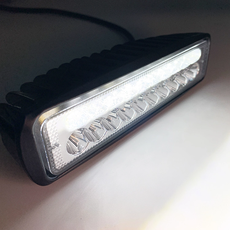 New Hot Style 54W Two Color Working Light 12-36V Motorcycle Car LED External Headlamp 18LED 54W LED Strip Light