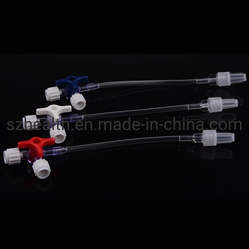 Disposable Medical Three Way Stopcock with Male Lock Adapter