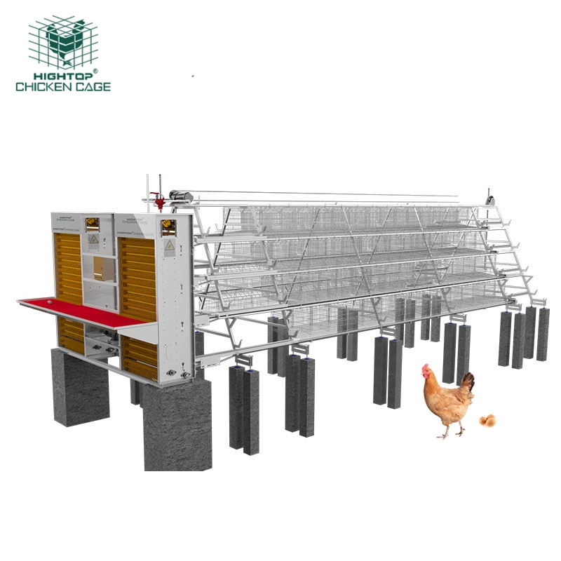 Kommerzielles Hühnerschicht-Käfig Geflügel Farm Equipment TYP A Geflügel Legehennen Ei Batteriekäfige Für Nigeria Farm