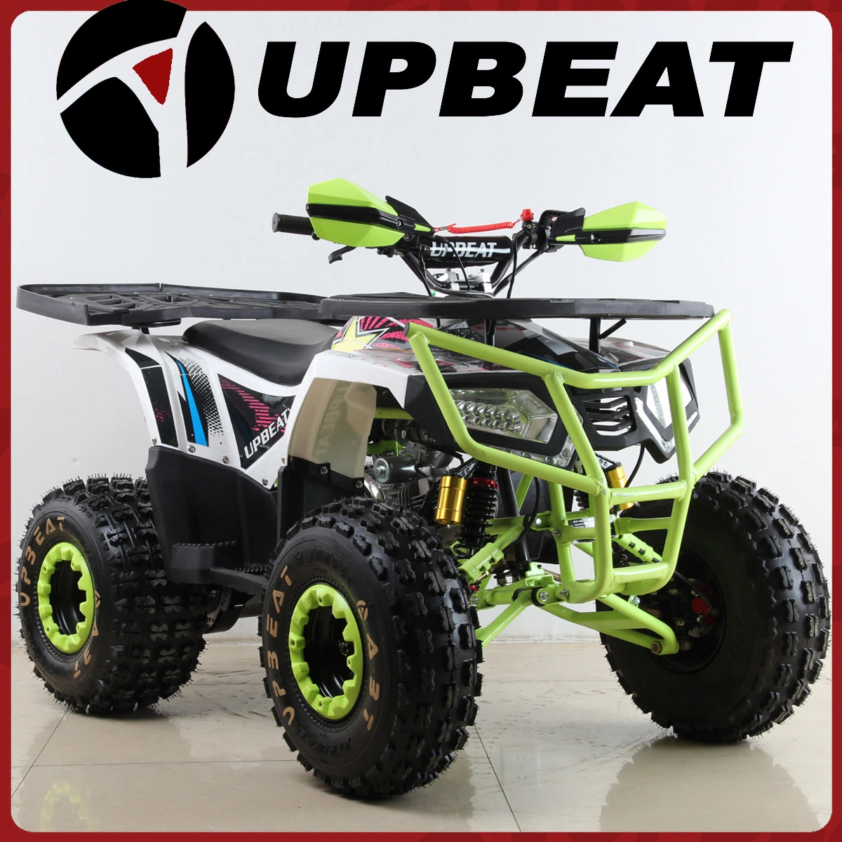 8 ATV Quad Bike con 125cc pulgadas de neumático grande Protección delantera