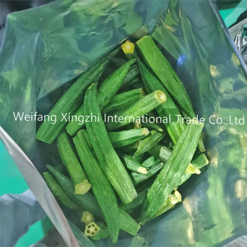 Low Fat Vacuum Fried Vegetable Vacuum Fried Okra Chips