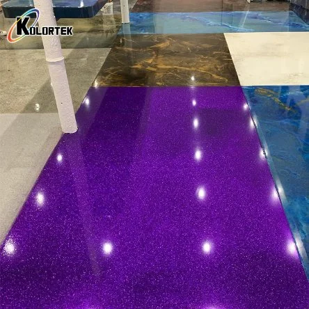 Color caliente de Venta de piso epóxico Chips holográficos Glitter para recubrimiento de piso