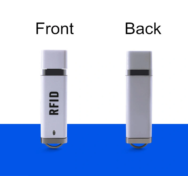 Emulación de teclado portátil lector RFID 13.56MHz Lector de tarjetas USB