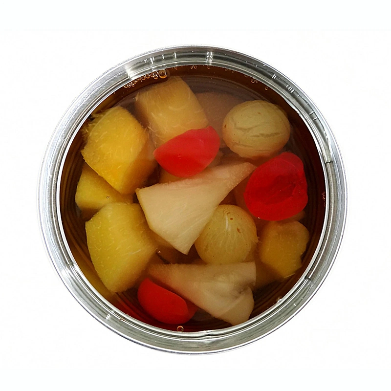 Fruit Canned Cocktail Fruits in Light Syrup From China 425g*24/CTN