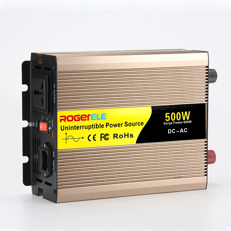 500W 12V/24V/48V DC to AC 110V/220V UPS Power Inverter with Charger