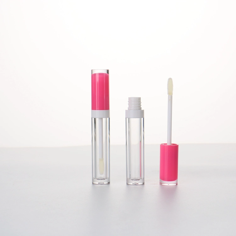 Mini White Color Simple Style Lip Gloss Containers Tube Unique Design Plastic Custom Lipgloss Tube Design