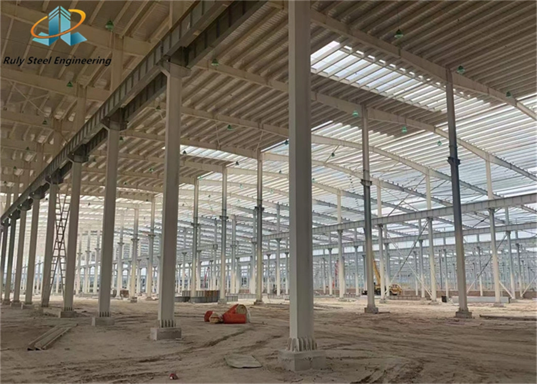 Planta de procesamiento de Alimentos prefabricados galvanizados edificios de acero estructural