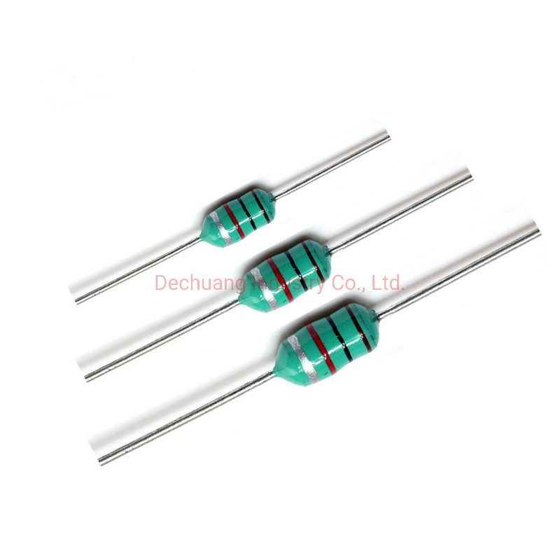 Câble axial à anneau couleur fixe série Al0510-102K, ferrite RF 3,3 m Inductance de puissance