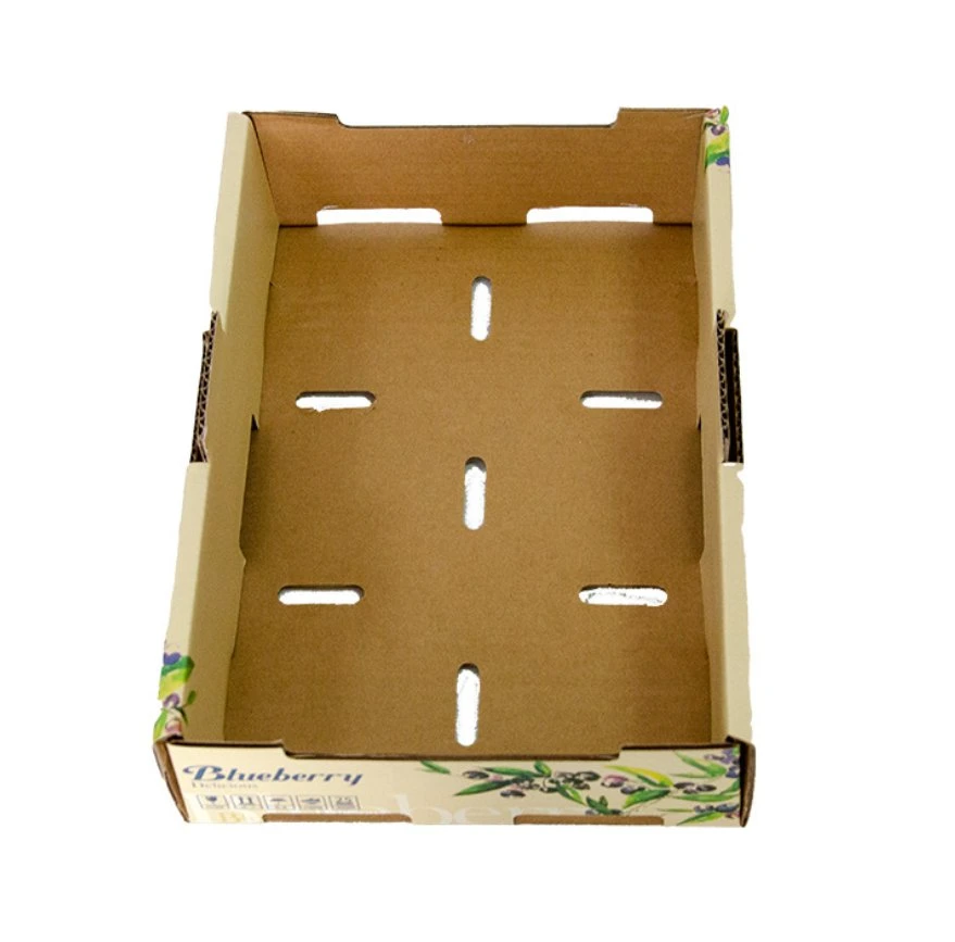 Custom Corrugated Cardboard Paper Pear Orange Apple Lemon Mango Banana Fruit Vegetable Packing Packaging Carton Box