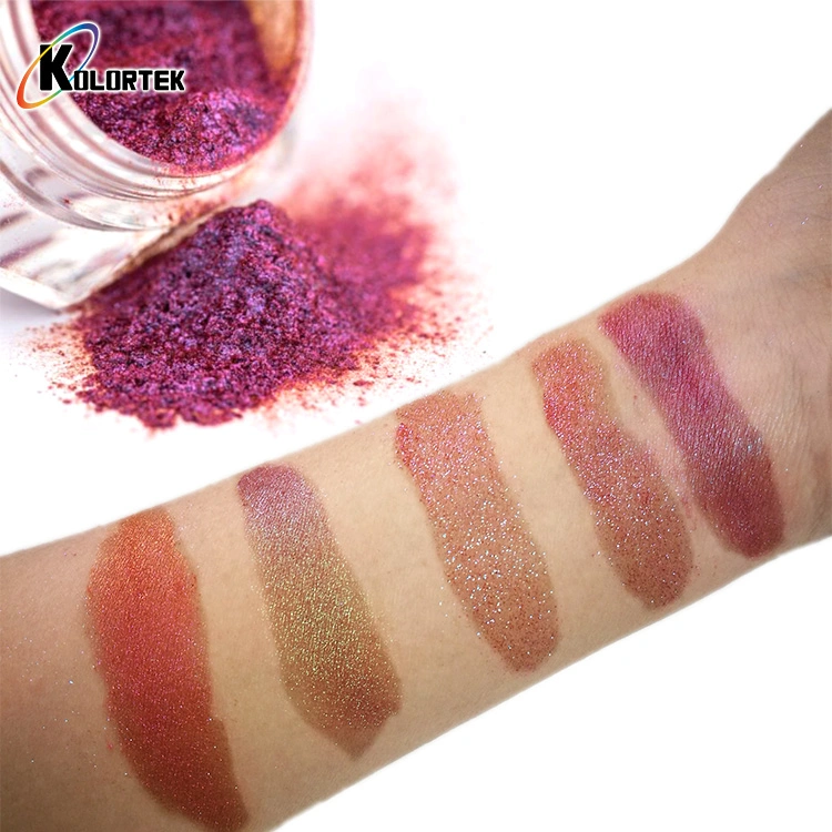 Color cromático Cambiar mica Luster pigmento Duochrome pigmento Eyeshadow