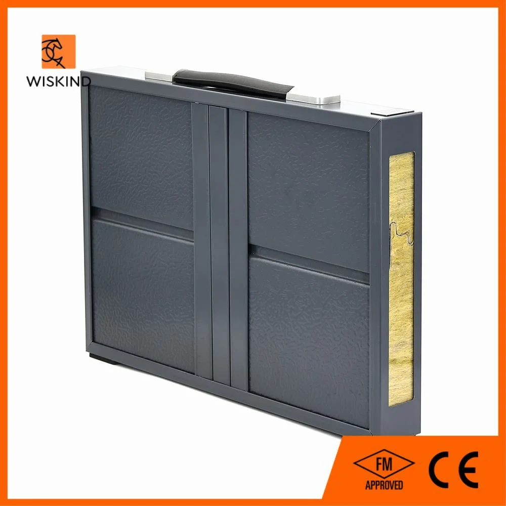 Heat Insulation 50mm 75mm 100mm 150mm Wall Roof Ceiling Rock Wool Sandwich Panel