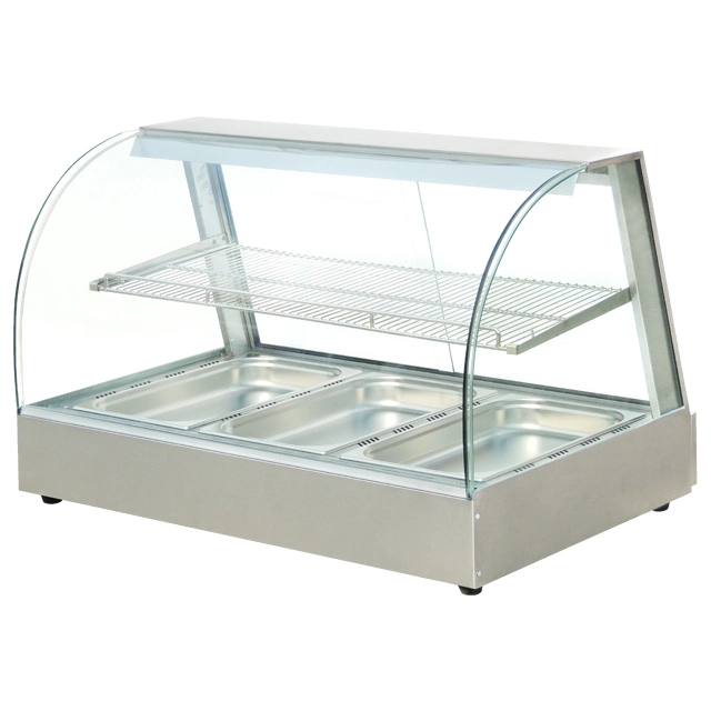 Commercial Restaurant Equipment Glass Food Warmer Display Showcase/Showcase Display/Display Showcase Table